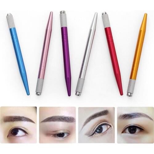 Microblading Tattoo Machine Tools Tattoo Permanent Eyebrow Makeup Manual Pen Handle Eyelash Mini Manual Tools maquiagem