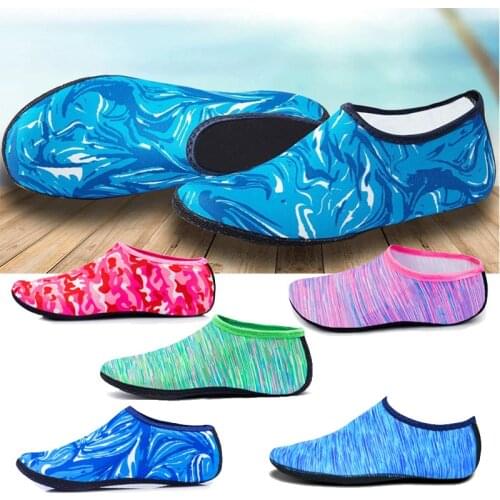 USHINE New swimming shoes quick drying swimming water beach shoes footwear barefoot light water yoga socks kids man woman