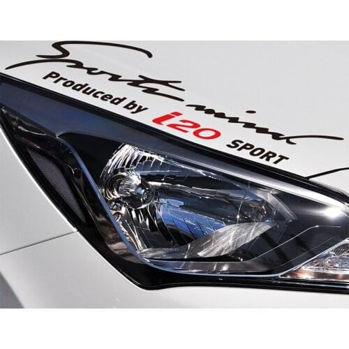 New Arrival Sports Mind On Car Lamp Eyebrow Car Covers Sticker Decal Car-Styling For hyundai i20 car accessories