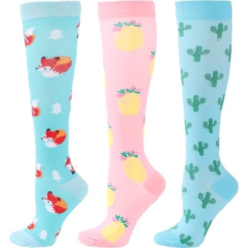New Compression Stockings Anti Fatigue Magic Nursing Socks Running Women Men Calf Compression Socks Fit Medical Varicose Veins