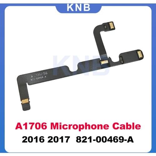 New For Macbook Pro Retina 13" A1706 Microphone Flex Cable 821-00469-A 2016 2017 Year