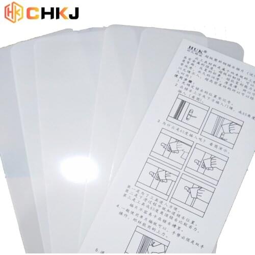 CHKJ 5pcs/Lot 230x80mm Locksmith Tools Toughness Nano Plastic-Steel Insert Sheet Locksmith Nano Plastic Steel Door