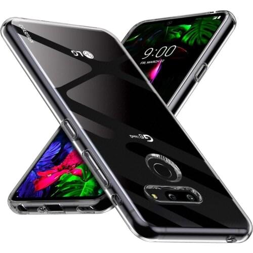 Slim Clear Soft TPU Flexible Silicone Case For LG G8 G8S ThinQ G8X G7 Plus V60 V50 V40 V30 V30S Phone Cover