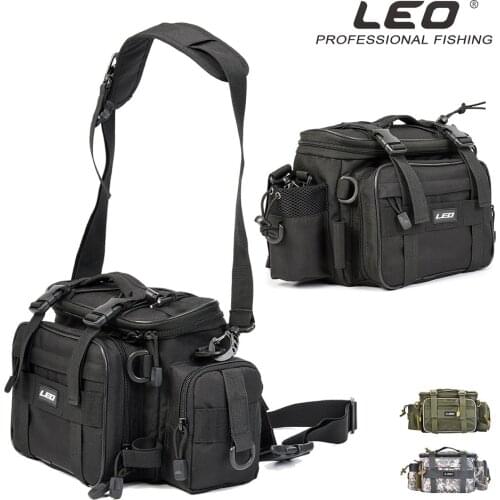 LEO Outdoor Multi-Purpose Waterproof Fishing Bag Fishing Reel Gear Accessories Storage Bag Oxford Cloth Fishing Shoulder Bags