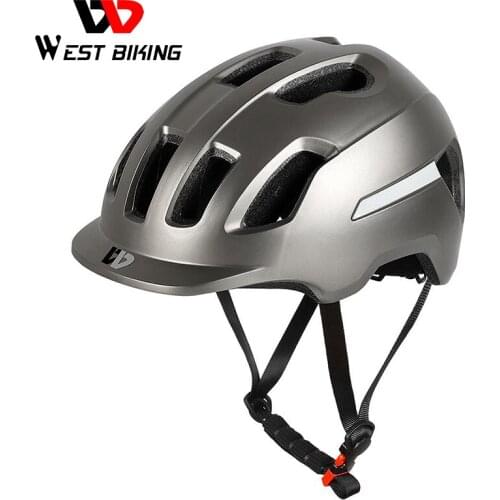 WEST BIKING Bicycle Helmet Ultralight Adjustable Electric Bike Safety Cap MTB Mountain Road Motorcycle Men Women Cycling Helmet