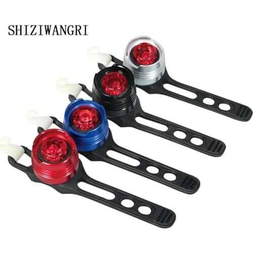 SHIZIWANGRI Mini Bike Taillight USB Rechargeable Bicycle Rear Lamp White LED MTB Cycling Warning Light 3 Modes Bike Back Light