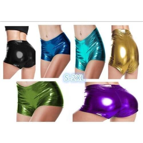 Women Tap Stretch Glittering Sequin Mini Shorts DS nightclub Dance Costume Sequin shorts Jazz Street theatrical shorts