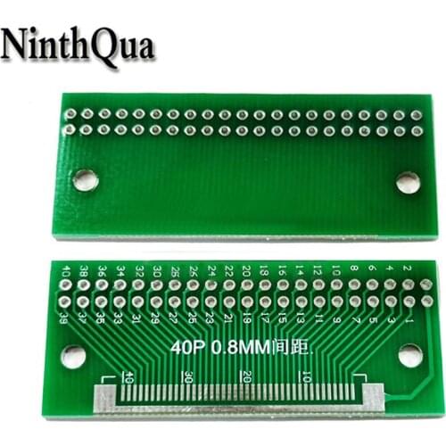 1/3/5pcs 0.8mm 40pin FFC FPC Test Connector 40P Adapter FPC Board 22.64x55x1.6mm Multi-function test parts