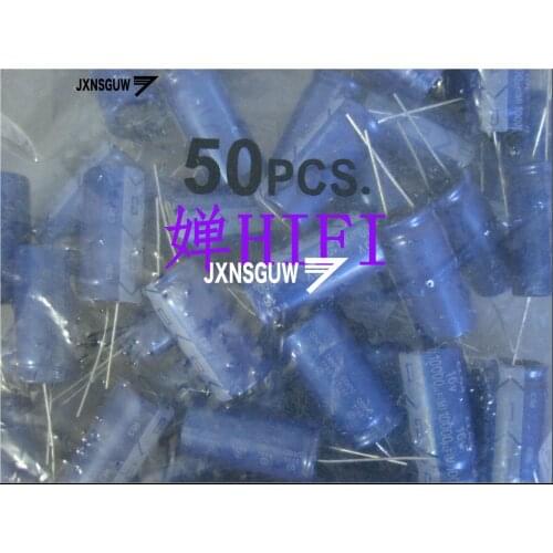 10PCS ELNA RE3 16V10000UF 18X35MM blue robe audio Aluminum electrolytic capacitors 10000uF/16V 85 degrees 10000UF 16V