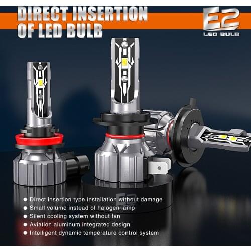 2pcs H11 H7 LED Bulbs for Car Headlights HB3 9005 H8 LED Fog Lamp 6000K Auto Lamps LED Bulb 12V