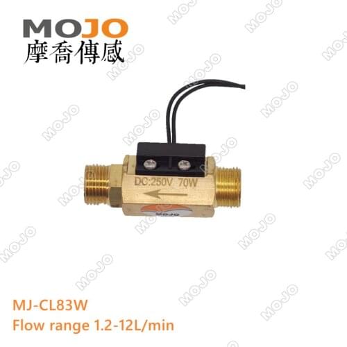 2020 MJ-CL83W G3/8' Magnetic type Copper Brass water flow switch