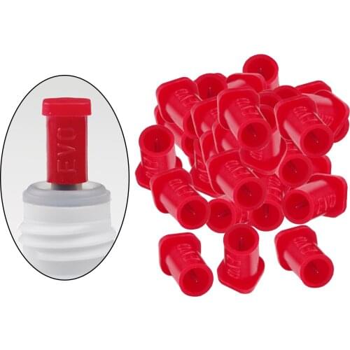 50 Pieces Eyelash Glue Bottle Blocking Needle Stopper Eye Lash Mouth Glue Caps Durable Replacement for Eyelash Extensions Tools