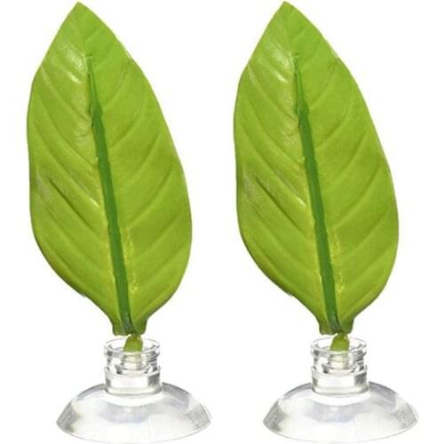 Aquarium Fish Tank Betta Bed Leaf Hammock Decoration Landscaping Simulation Betta Spawning Resting Leaves Aquatic