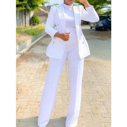 Женские модные брючные костюмы AOMEI China At AliExpress