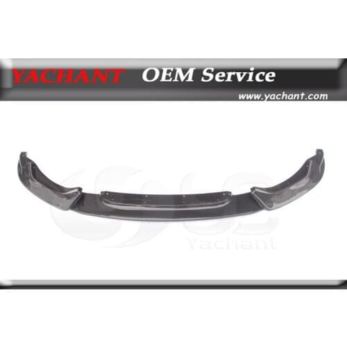 Car-Styling Carbon Fiber Front Bumper Lip Fit For 2014-2016 F80 M3 F82 F83 M4 VS VRS Style Front Lip Spoiler