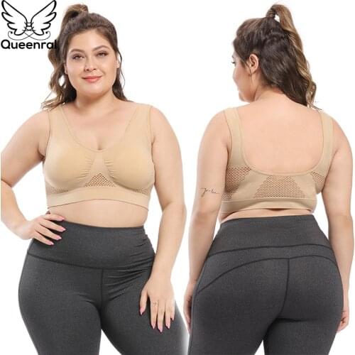 Bras For Women Plus Size Seamless Bra With Pads Easy Comfort Bra Active Everyday Push Up Bralette Vest Wireless Brassiere Bra