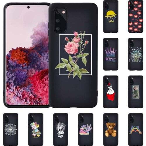 Phone Case for Samsung S8 S9 S10/S10 Plus Samsung S20/S20 Plus Color Pattern Soft TPU Silicone Back Cover