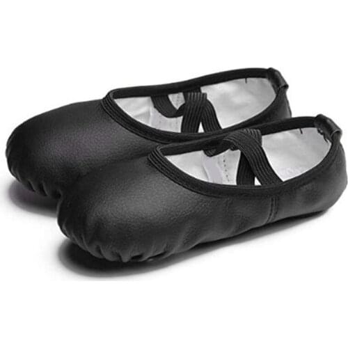 Size 36 Black Ballet Shoes Girls Toddler Shoes Full Bottom Ballet Dance Shoes