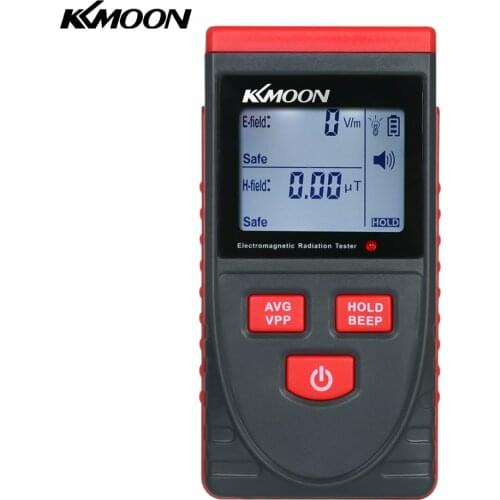KKmoon Digital LCD Electromagnetic Radiation Detector Meter Dosimeter Tester Counter Radiation Meter Dosimeter Dozimeter