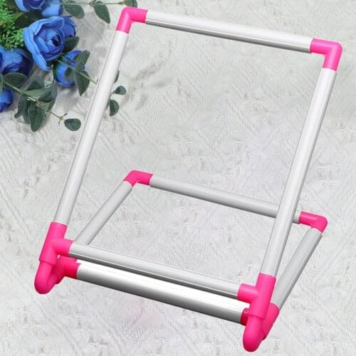 1PC Cross Stitch Holder PVC Cross Stitch Rack Desktop Stand Cross Stitch Embroidery Frame