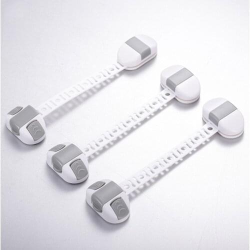 Baby Child Safety Cupboard Lock Kid Proof Door Fridge Latches Adjustable Size