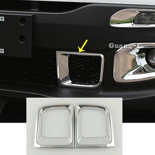 For Jeep Renegade 2016 2017 2018 2019 2020 ABS Chrome Car Front Vent Frame Plate Trim Racing Grid Grill Grille Hoods Panel Part