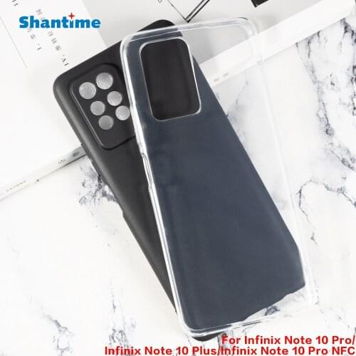 For Infinix Note 10 Pro NFC Gel Pudding Silicone Phone Protective Back Shell For Infinix Note 10 Plus Note 10 Pro Soft TPU Case