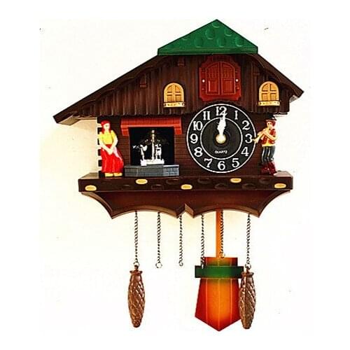New Europe cuckoo clock bird singing wall farmhouse decor best selling 2018 products gift ideas antique wall watches