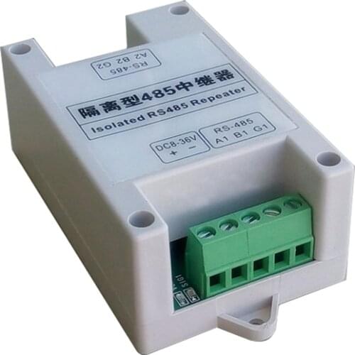 New Industrial Isolated RS485 Repeater 2KV Isolation 500Kbps RS485 Hub Signal Amplifier Long Distance Extender Booster Module