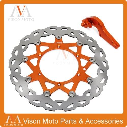 320MM Floating Brake Discs+Bracket For KTM SX XC XCW SXF XCF XCFW EXC 125 144 150 200 250 300 350 450 505 530 Pit Bike Motocross