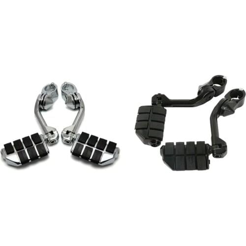 Motorcycle 1-1/4Inch Foot Pegs Footrest Pedal Highway Engine Guard for Honda Yamaha Kawasaki Electra Road Glide