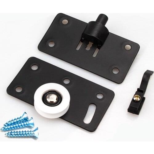 Sliding door wheel pulley wardrobe low noise round track wheel roller vintage wheel for sliding door push pull Gate