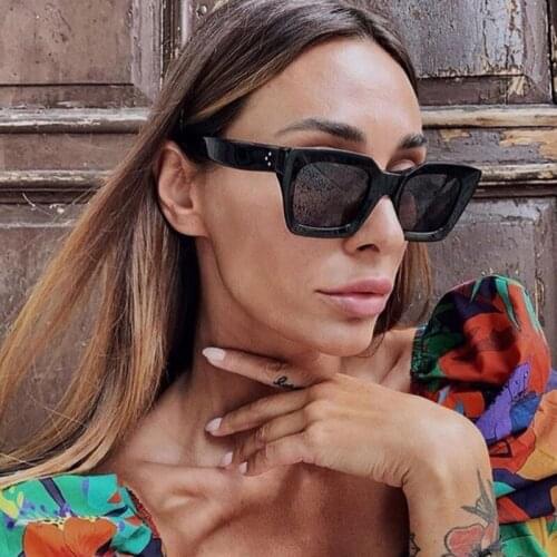 Fashion KATE Style Square Frame Sunglasses Vintage Gradient Brand Design Sun Glasses Oculos De Sol 1735