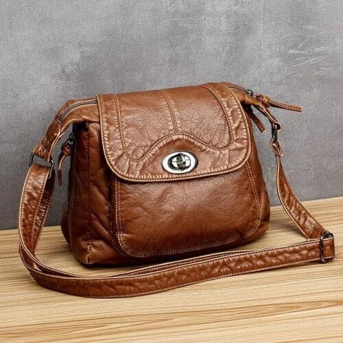 Fashion Women Bag Soft Leather Shoulder Bags For Ladies Crossbody Bags Female Handbag New