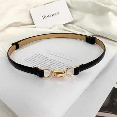 CANZE Womens Fine Dress Accessories Belt Simple Sweater Korean Small Belt