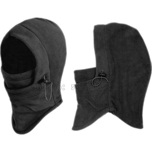 Winter Thermal Fleece Hat Headscarf Hood Bike Balaclava Face Warmming Wargame Cap Ski Snowboard Neck Cycling Sports Hiking Cap
