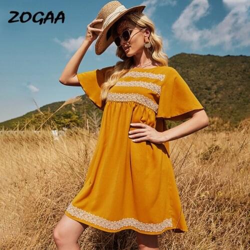 Летние платья с кружевом ZOGAA China At AliExpress