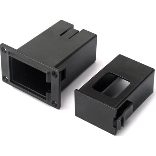 Hottest 1pc 9V Battery Black Holder Case Box Compartment Cover Guitar Bass Pickup