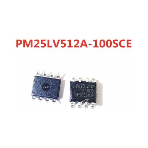 10pcs/lot PM25LV512A-100SCE PM25LV512 25LV512 SOP-8 In Stock