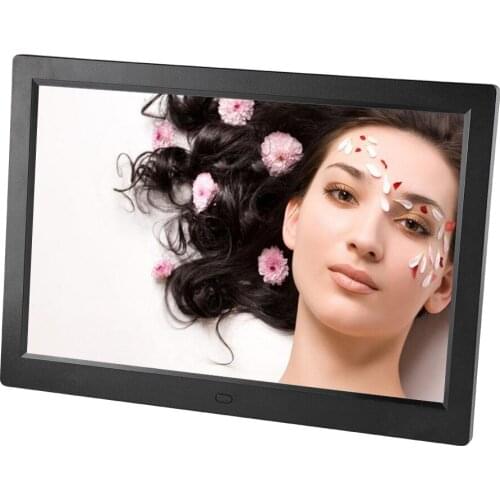 Battery 12 inch Screen LED Backlight HD1280*800 Digital Photo Frame Electronic Album Picture Music Movie Full Function Good Gift
