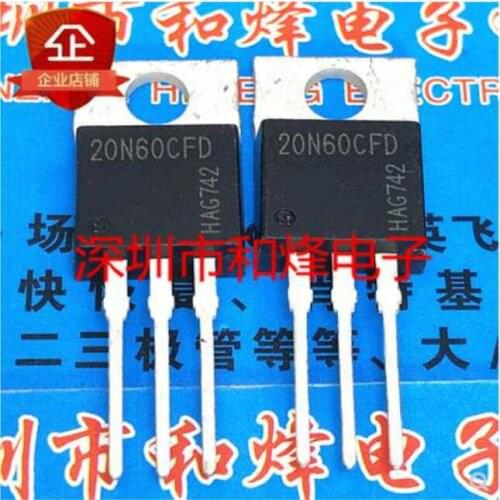 Free shipping 20PCS 20N60CFD SPP20N60CFD TO-220