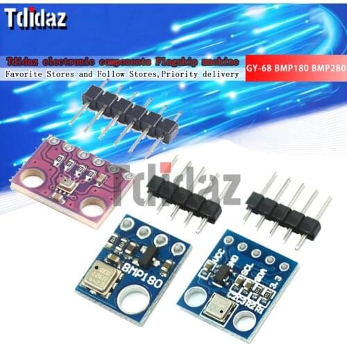 GY-68 BMP180 BMP280 Digital Barometric Pressure Sensor Module BOSCH temperature for arduino instead of BMP085