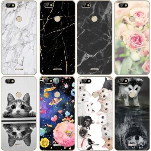 For BQ 5500L ADVANCE Case Rose Wolf Cute Patterned Cover Soft Silicon Phone Case for BQ 5500L Advance Top Quality