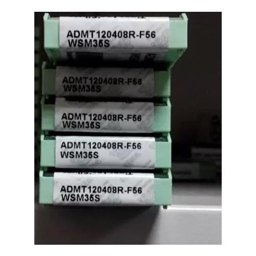 10PCS CARBIDE INSERT ADMT120408R-F56 WSM35S