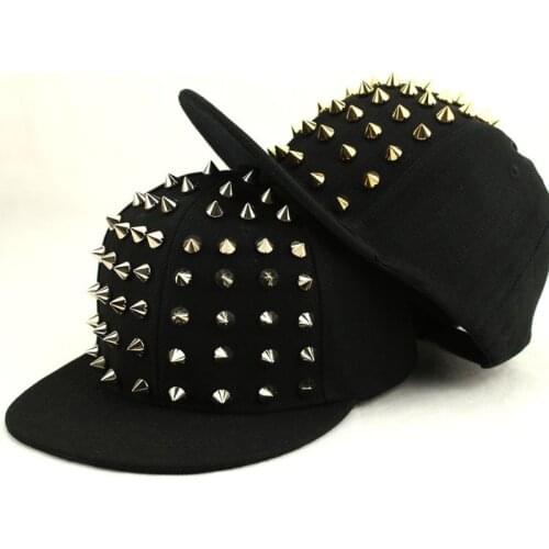 Summer Childrens Rivet hat Fashion Hip-hop Caps for Boys Girls Korean Baseball Caps Punk Sun Protect Hats for Kids Child Cap