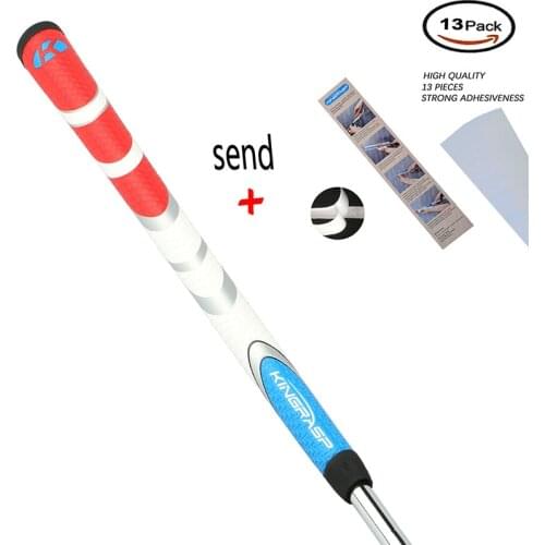 KINGRASP new golf club grips 13pcs/pack rubber grips buy a pack of grips and get a free pack of 13 tapes