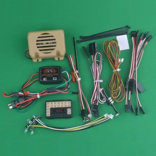 HG P801 P802 1/12 8X8 RC High-imitatlon US military truck spare parts Lamp set suit Voice pack WE7021 WE8021