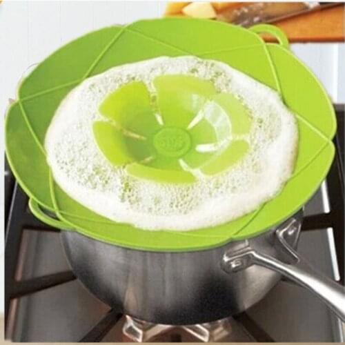 Creative Silicone Cover Multifunction Kitchen Pot Leak-Proof High-temperature Spill Stopper Splash-Proof Boiling Cookware Lid