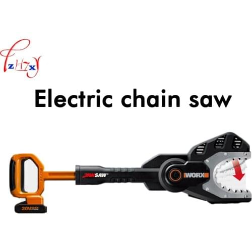 1pc 20V Lithium electric chain saw WG329E family leisure garden electric chain saw portable electric saws wood cutting tools