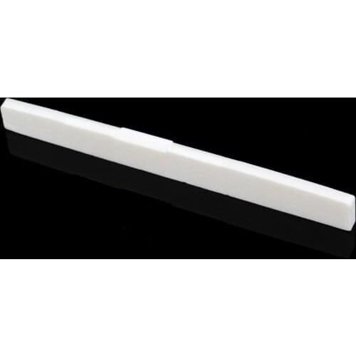 Musiclily 6 String Classical Guitar Bone Saddle, DJ-08 80x3x9/8mm (2 Pieces)